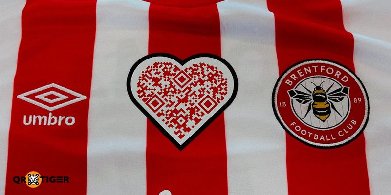 Brentford jersey QR code